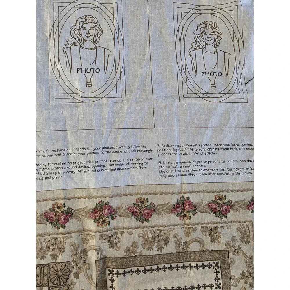 Daisy Kingdom Memory Lane Family Memories Picture Or Pillow Panel New Vintage